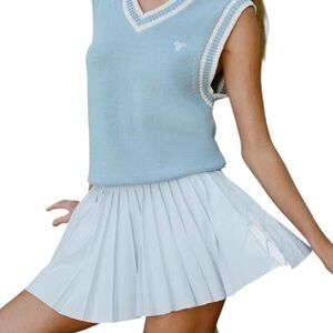 Tnamove Tennis Micro Skirt pleated built in shorts size XL like new condition